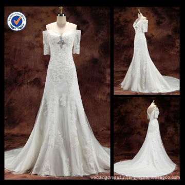 WA00075 Hot applique for Real sample wedding dress